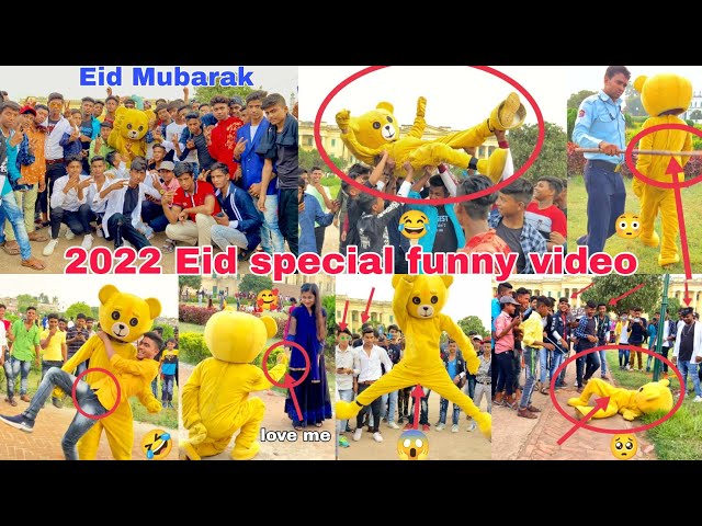 Teddy bear Eid Celebration on public places || funny dance u0026 bakchodi 😂🤣 #teddyboy #01team #lalbagh class=
