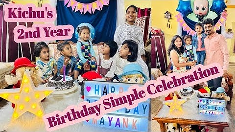 Simple Birthday🎂Celebration: ನನ್ನ ಮಗನ 2ನೇ ಹುಟ್ಟುಹಬ್ಬ ಸಿಂಪ್ಲಿಗಿ ಮನೆನಲ್ಲಿ ಹೇಗೆ ಸೆಲೆಬ್ರೇಟ್ ಮಾಡಿದ್ವಿ.?