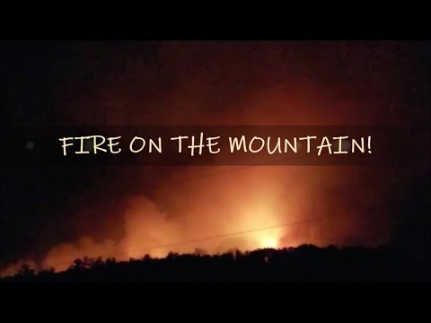 Remembering the FIRE ON THREE SISTERS MOUNTAIN, East, TN, 2016