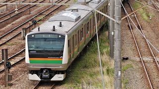 JRE233系E-62編成 回8889M 回送 JR武蔵野南線 新鶴見信号場付近