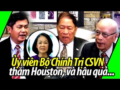 Video Ủy viên Bộ Chính Trị CSVN thăm Houston và xáo trộn... - youtube