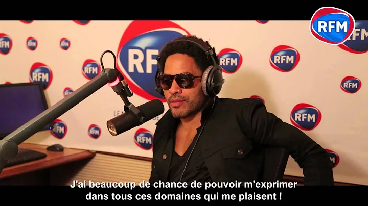 Lenny Kravitz en interview V.I.P.RFM au micro de S...