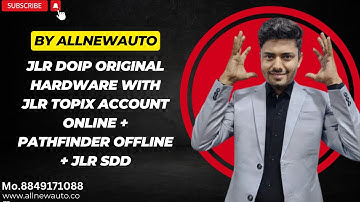 JLR DoIP Original Hardware with JLR Topix account Online + Pathfinder offline + JLR SDD