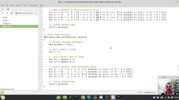 Bitboard CHESS ENGINE in C: generating SLIDER PIECES ATTACKS on the fly for MAGIC BITBOARD purposes
