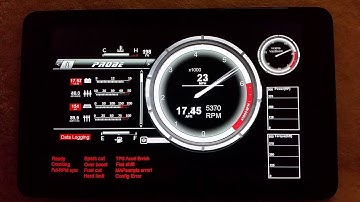 Tunerstudio custom dash for my Ford Probe