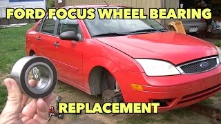 Ford Focus front wheel bearing Replacment...2000-2008