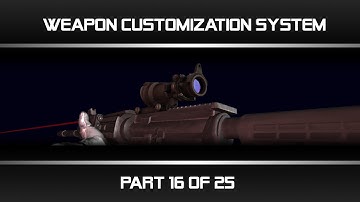 113-HyperShadeTutorials-Unity 3D-Weapon Customization Menu (Java Script) - Part 16 of 25