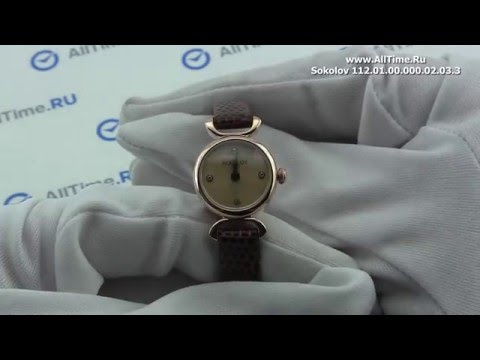 Обзор. Женские золотые наручные часы SOKOLOV 112.01.00.000.02.03.3