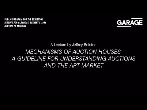 Mechanisms of Auction Houses. A Guideline for Understanding Auctions and the Art Market