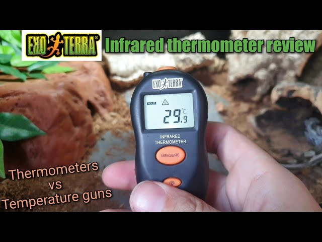 Exo terra infrared thermometer (temperature gun) review 