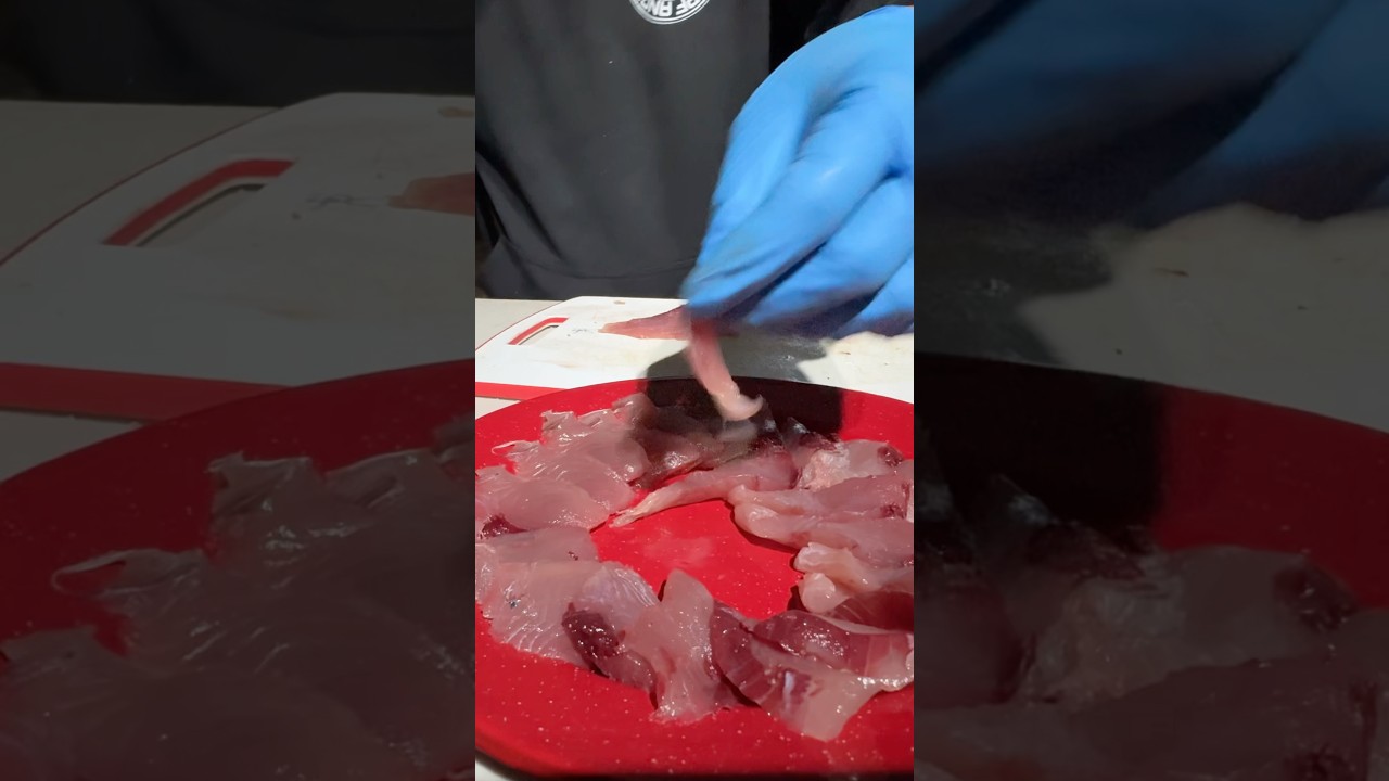 Мы поймали и съели эту рыбу… в сыром виде.