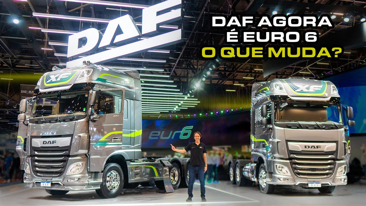 DAF lança linha de caminhões Euro 6 com novo motor PX-7