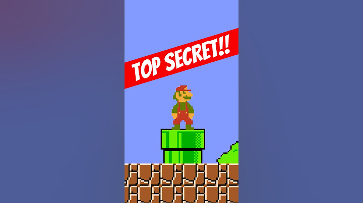 The PIPE ELEVATOR in Super Mario Bros. (NES)!!