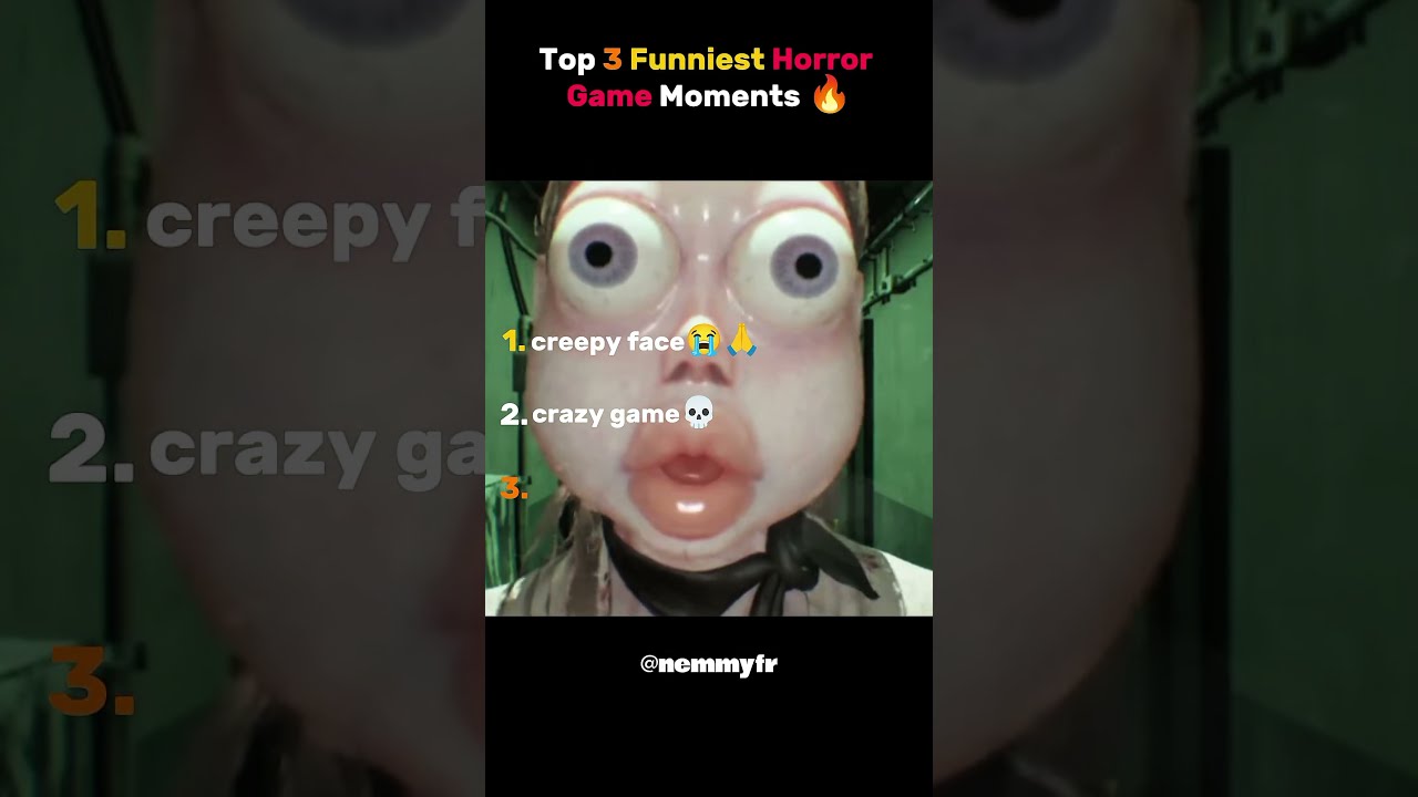 Top 3 Funniest Horror Game Moments 