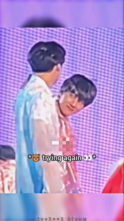 Taehyung tidak bisa menatap mata Jungkook sejenak 😆‼️ #shorts #taekook #youtubeshorts