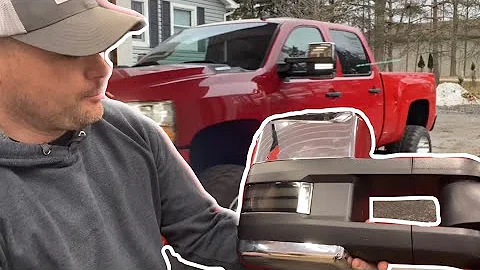 07-14 Silverado Sierra Boost Auto Parts Tow Mirror Install! *Switchbacks*