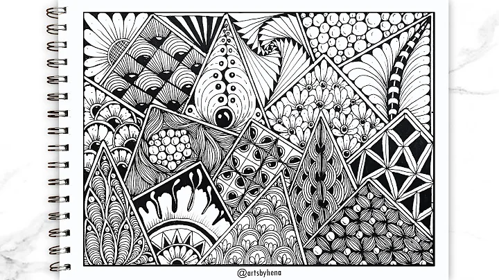 Zentangle Patterns For Beginners | Zentangle Art | Doodle Pattern