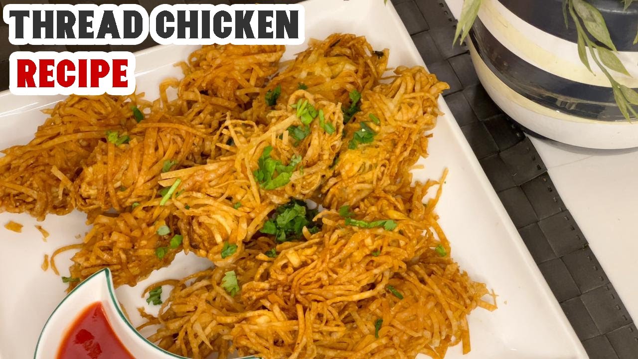 Quick Snack - Thread Chicken by Sam - YouTube