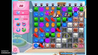 Candy Crush Level 1263 Audio Talkthrough, 2 Stars 0 Boosters
