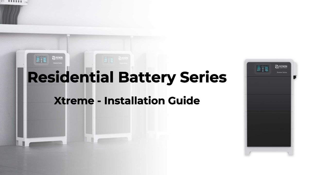 Renon Home ESS Xtreme Installation Guide YouTube