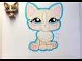 LPS Drawing: Corgi (speed draw)