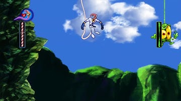 Earthworm Jim HD: Original Difficulty, Snot a Problem; Rounds 1-3 + Andy Asteroids #4