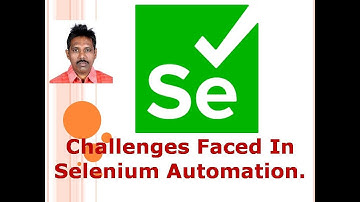 Challenges Faced In Selenium Automation | G C Reddy Software Testing |