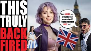 BACKLASH: Amelia meme ACTIVELY CRUSHING the UK govt 'less white' propaganda. She's an ICON