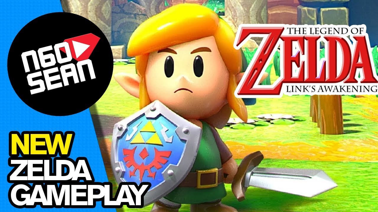 NEW Legend of Zelda Link's Awakening Remake Gameplay! 