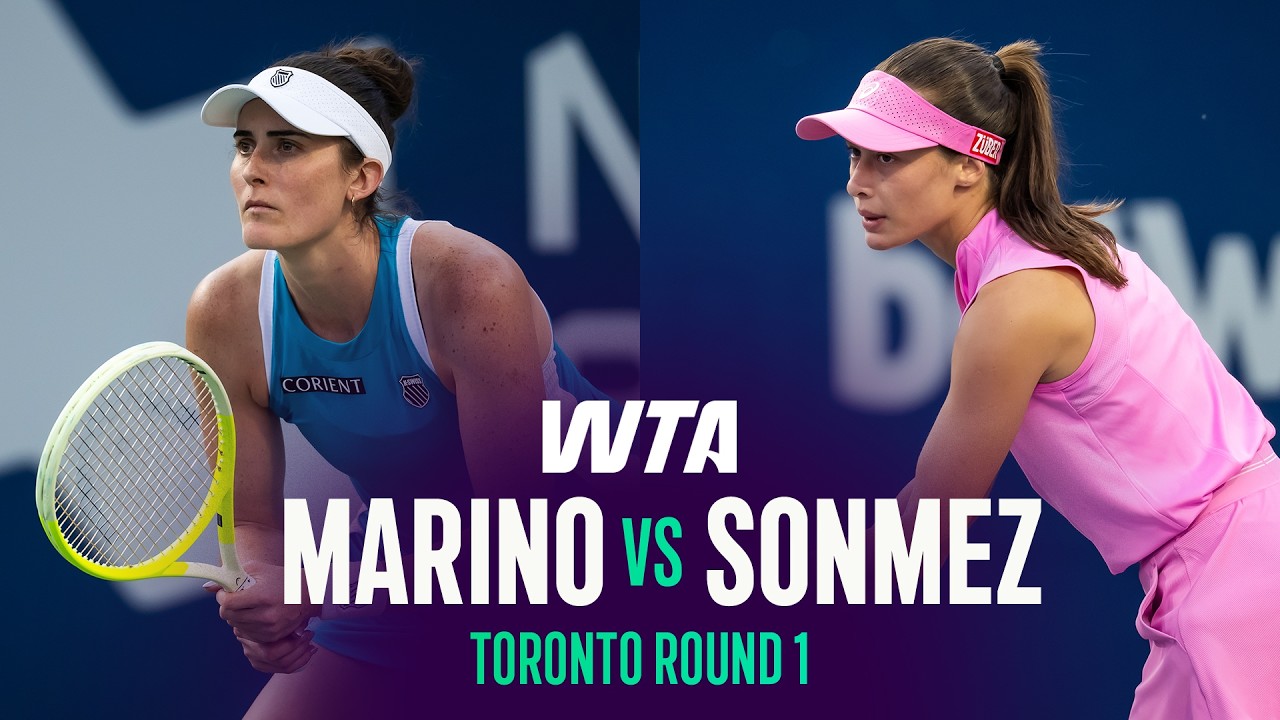Rebecca Marino vs. Zeynep Sonmez | 2026 Toronto Round 1 | WTA Match Highlights