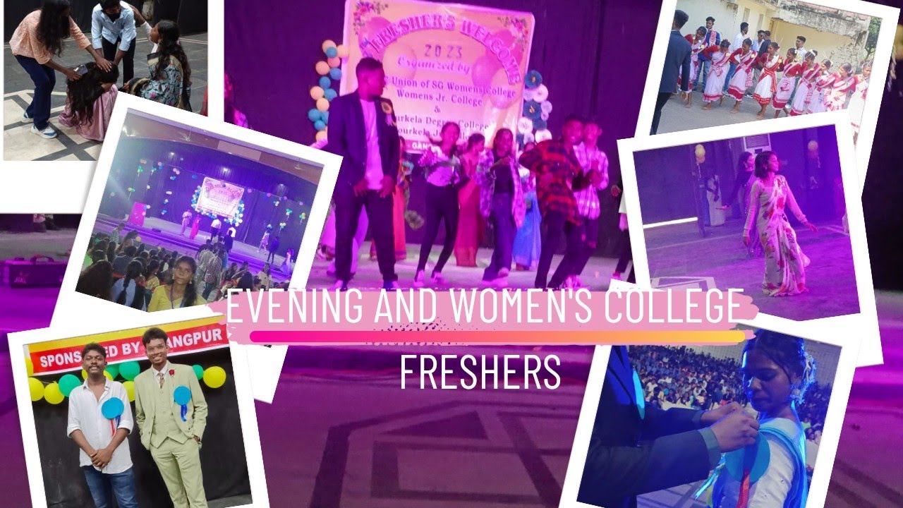 EVENING College and WOMEN'S COLLEGE FRESHERS PARTY 🥳🎉/BHANJA BHABAN/ROURKELA