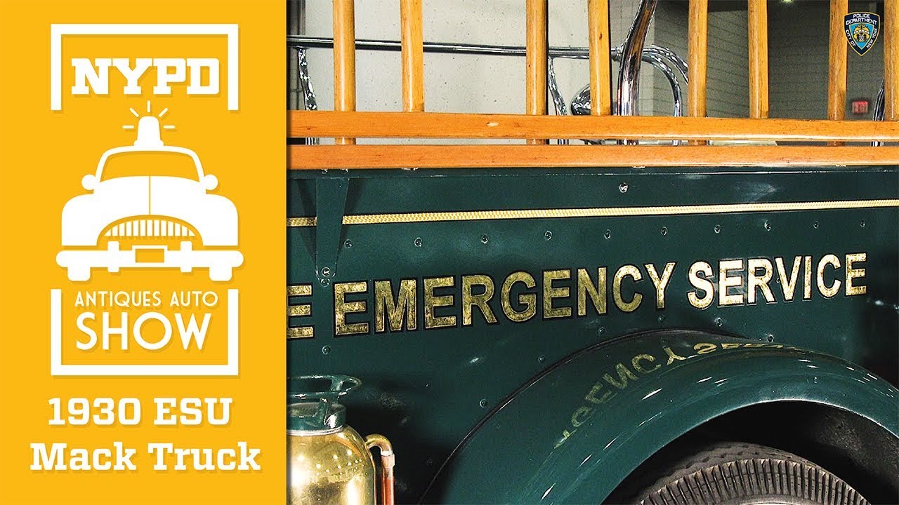NYPD Emergency Service Unit 1930 Mack