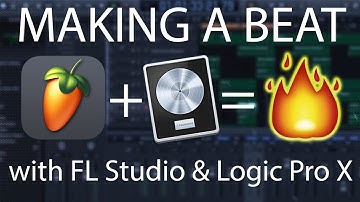 Making a beat with FL Studio 20 & Logic Pro X on Mac! | Beat Maker Tutorials