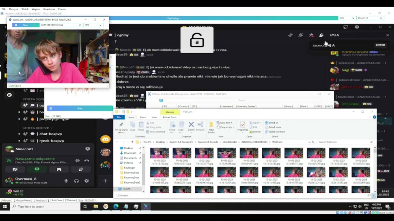 zawirusowane dziecko rozwiązuje zadanka z matmy po czym traci itemy na anarchii