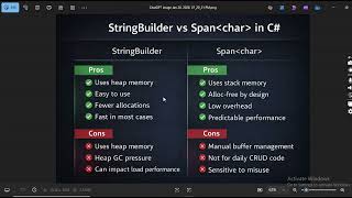 Stop Wasting Memory in C#  String vs StringBuilder vs Span Explained