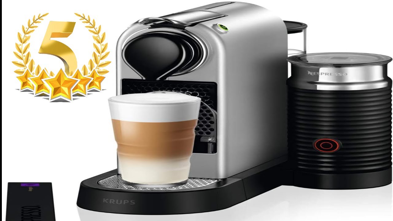 🔴 Krups Nespresso CitiZ\u0026Milk - Cafetera Monodosis Cápsulas, Depósito Agua  1 L, Apagado Automático - YouTube