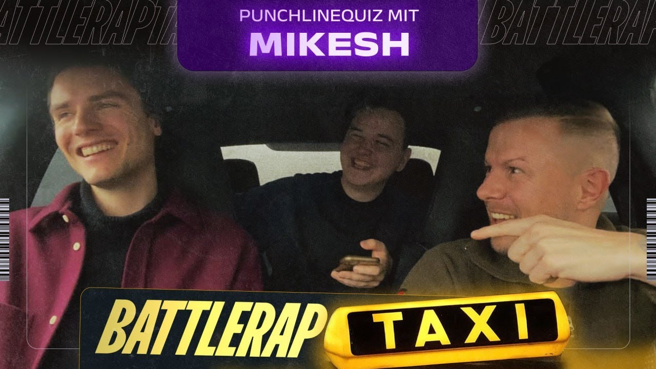 Mikesh im Battle Rap Taxi Punchline Quiz - YouTube