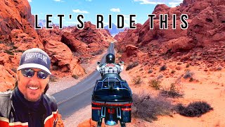 Epic Motorcycle Ride 'Valley of Fire' State Park, Nevada!