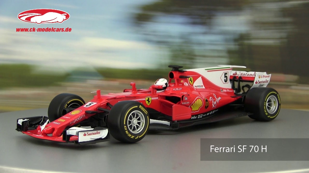 Ferrari SF70-H from Bburago in the 1:18 format now availible