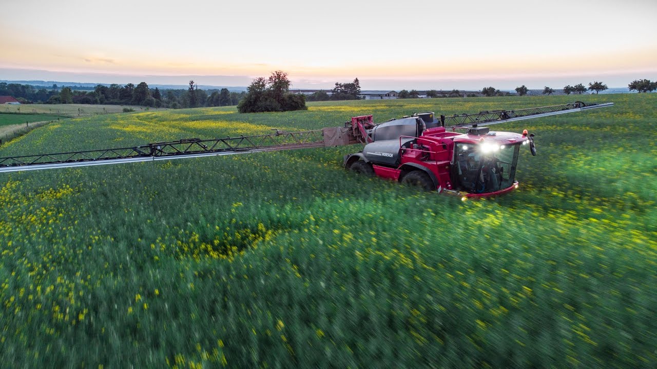 Horsch Leeb 8.300PT/ Night spraying of rape |4K|