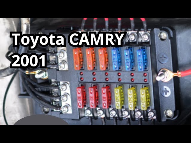 2001 toyota camry cigarette lighter fuse Fuse Box Diagram: Toyota CAMRY 2001. @FuseFans