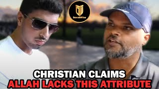 Muslim Educates Christian Who Argues Against Allah | Hashim | Speakers Corner