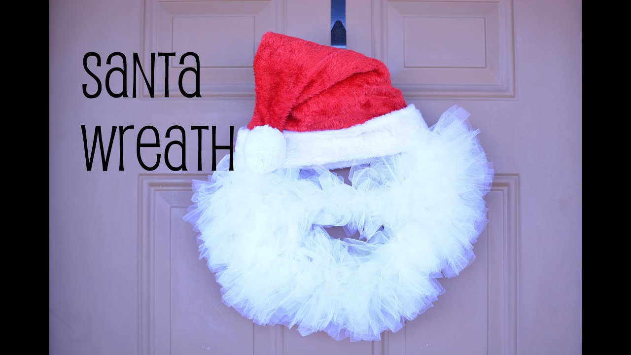 Santa Wreath Tutorial | RanDumbKay