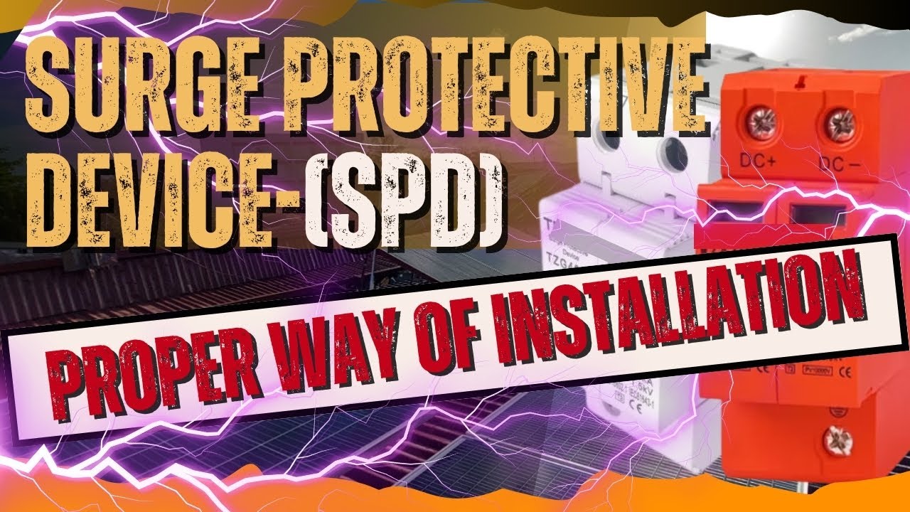 SURGE PROTECTIVE DEVICE (SPD) PROPER WAY OF INSTALLATION (Tagalog)