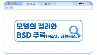 [카오스 짧강] 모델의 정리와 BSD(버치와 스위너튼-다이어) 추측