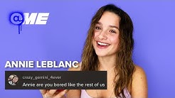 ANNIE LEBLANC ➤ Reacts to Fan Comments | @me