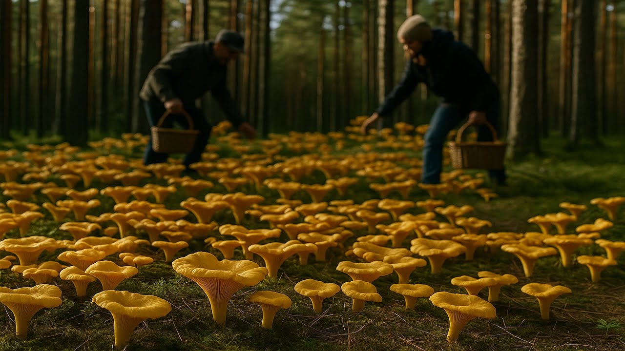 Не ЗНАЛ Куда Девать! Собирал из Последних СИЛ. Такого Урожая ЛИСИЧЕК еще Я Не Видел