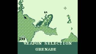Worms (Game Boy) -  Gameplay - Tournament (8 teams, 1 round to win)