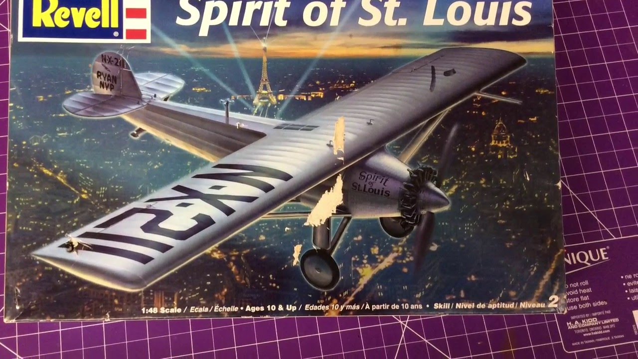 Revell Spirit Of St. Louis 1:48 - YouTube