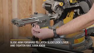 DEWALT® Miter Saws| How to Prepare for Transport